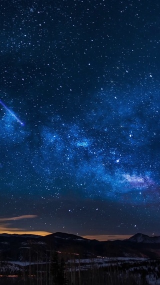 繁星闪烁，万家灯火