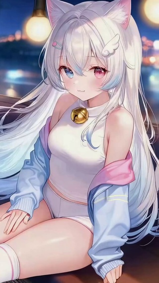 夜行列车异瞳猫耳美少女
