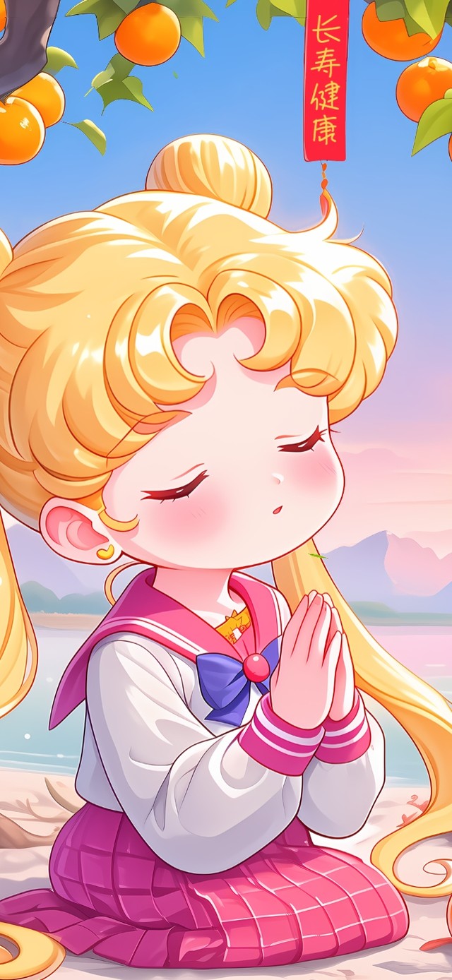 祈福少女