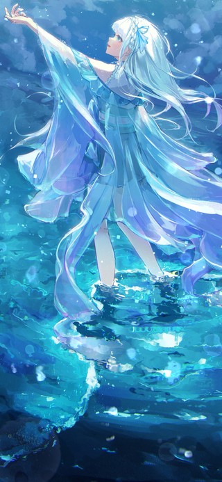 水中梦幻唯美少女