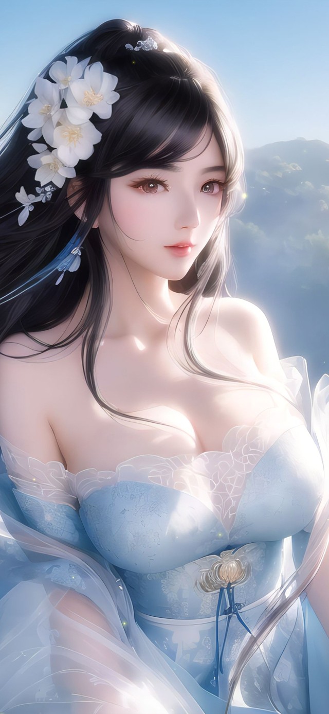 唯美古风清纯美女