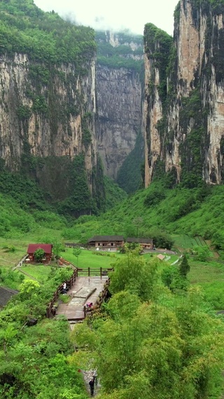 闲适美丽村庄