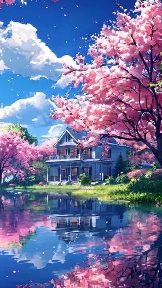 樱花湖畔别墅