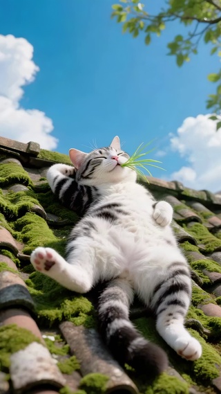 惬意的猫咪