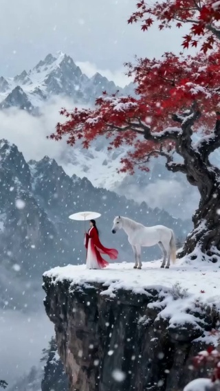 云巅的枫雪同行