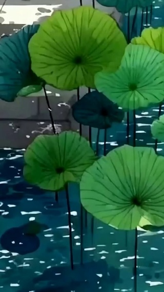 夏天池塘