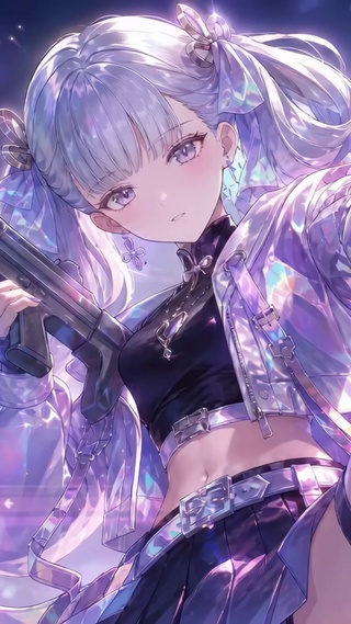 幻彩双马尾