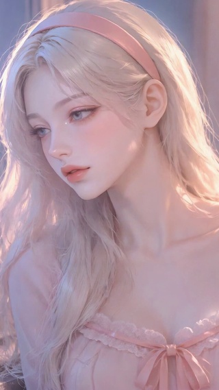 雨窗边的温柔少女