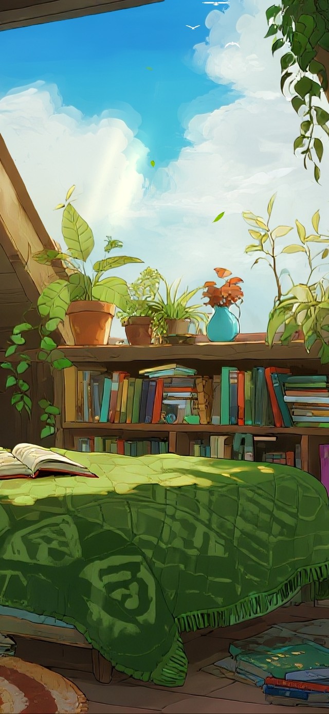 日系复古风 清新森林卧室