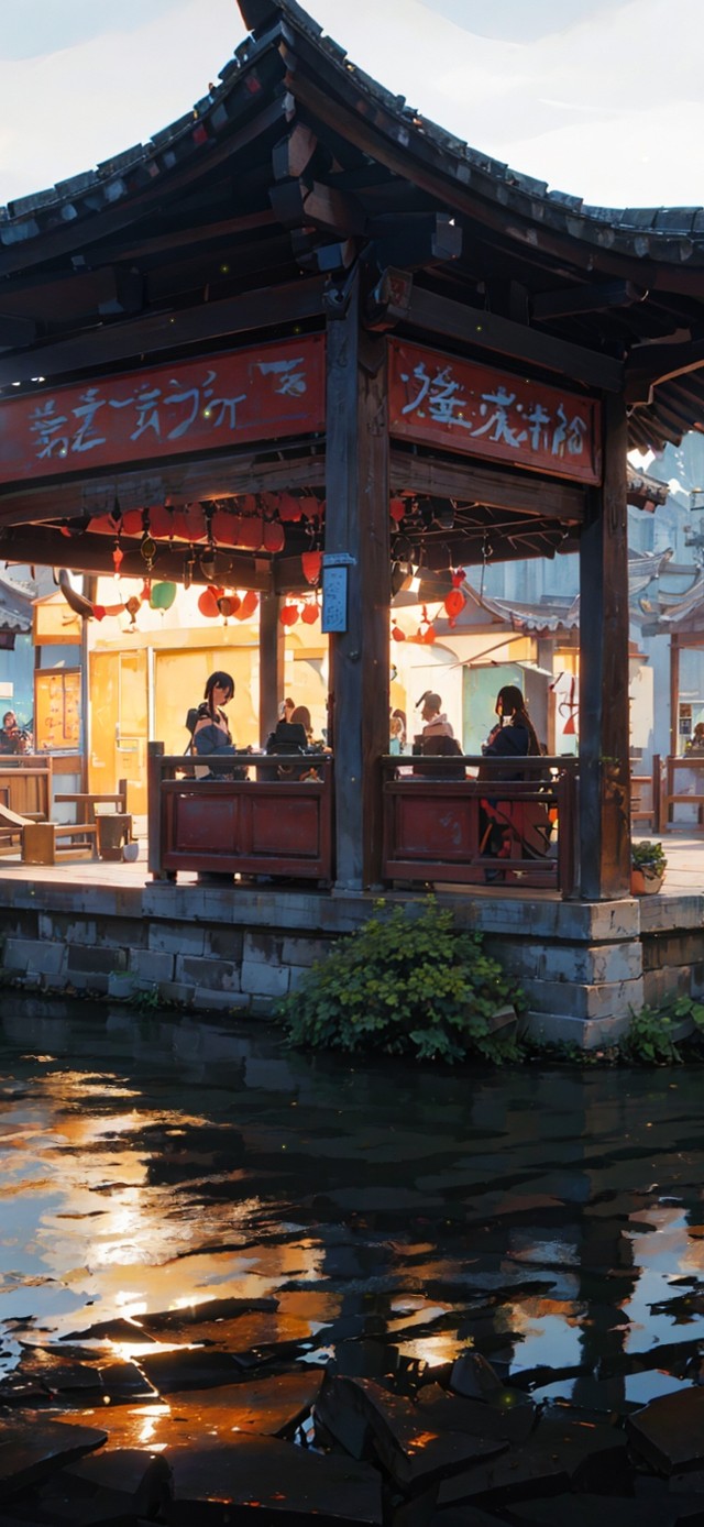 4K唯美古风园林