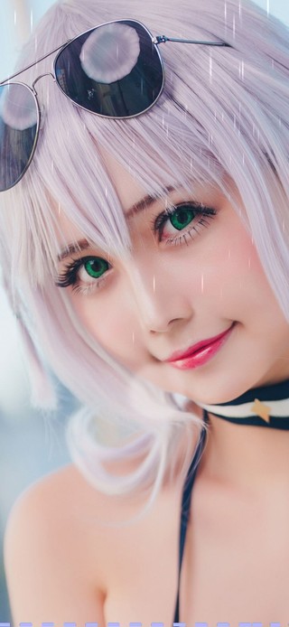 4K短发cos美少女