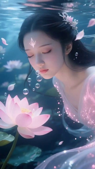 荷花少女