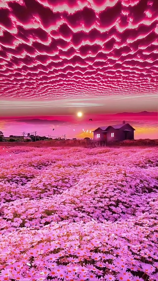 温柔浪漫的花海