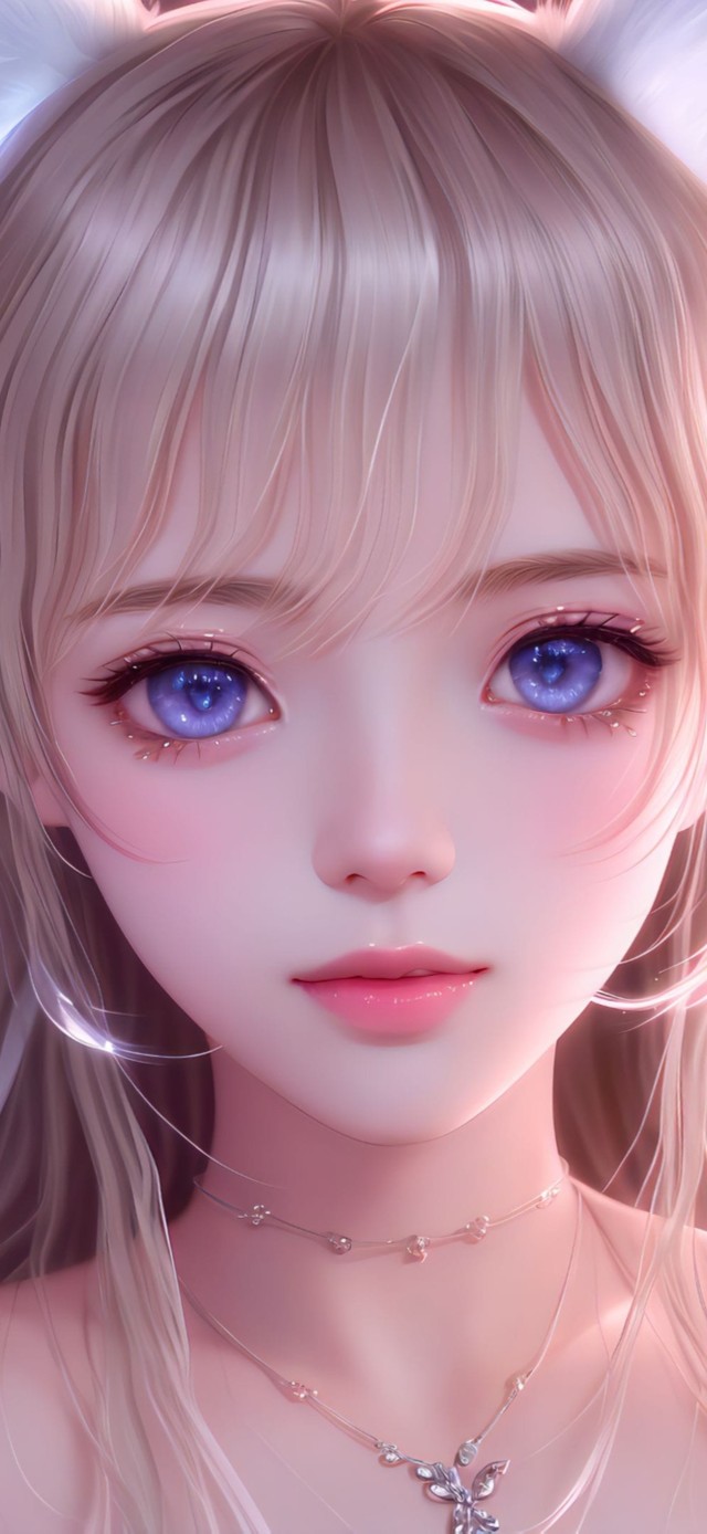 粉色浪漫美女