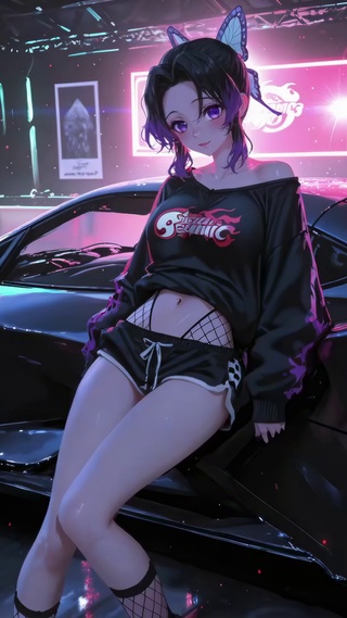 赛博车模蝴蝶忍