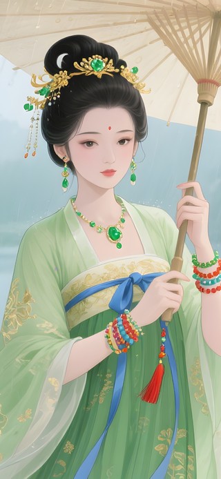 唯美古风女孩