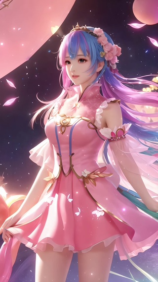 炫彩唯美美少女