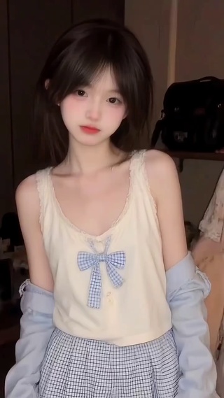可爱清纯的美女