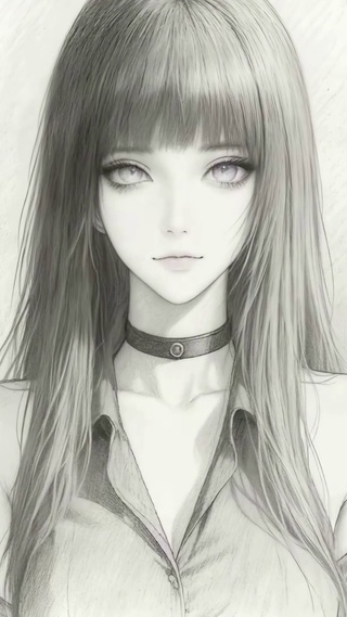 素描女孩雏田