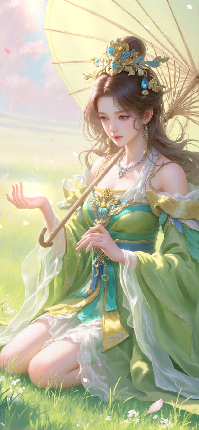 云鬓花颜翠步摇