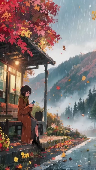 秋天的落叶