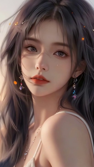 海风与晚霞里的回眸