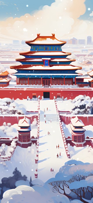 故宫雪景