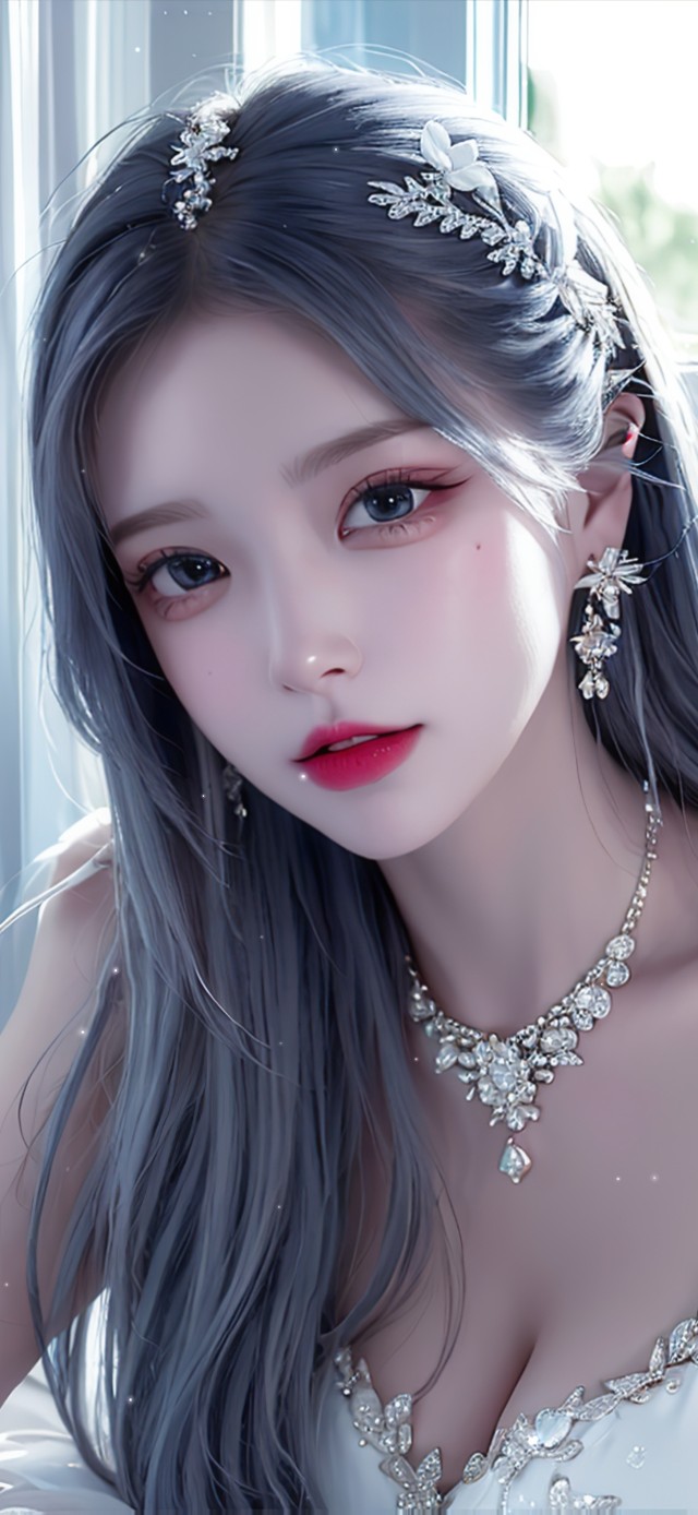 4k纯欲系长发女生