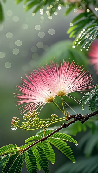 粉色小花