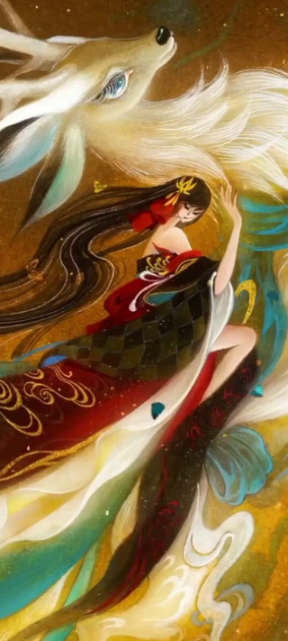 神鹿古风女~（大气唯美版）