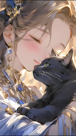 猫咪与少女