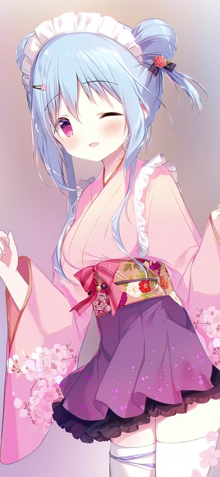 麻麻，她朝我眨眼睛了！
原图画师Pixiv：しらたま❄
图片ID: 93131540
动态效果制作：Ae小兔几
转载请注明原图画师，Ae小兔几以及
元气桌面嗷
