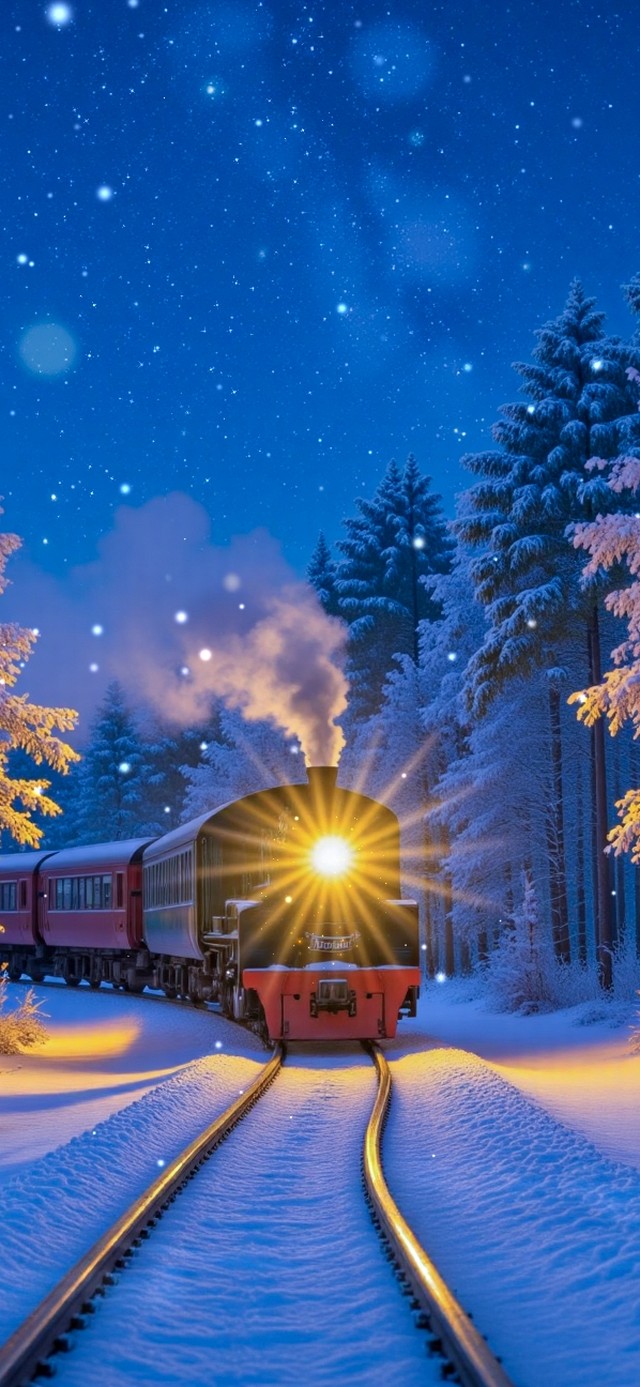 雪林星夜列车