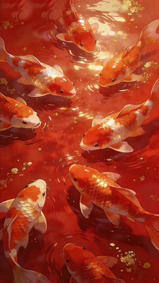 赤金锦鲤池