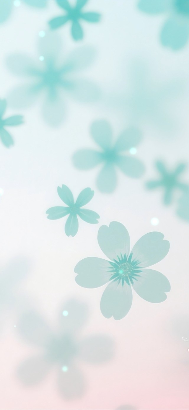 雾影浮香蓝雪花