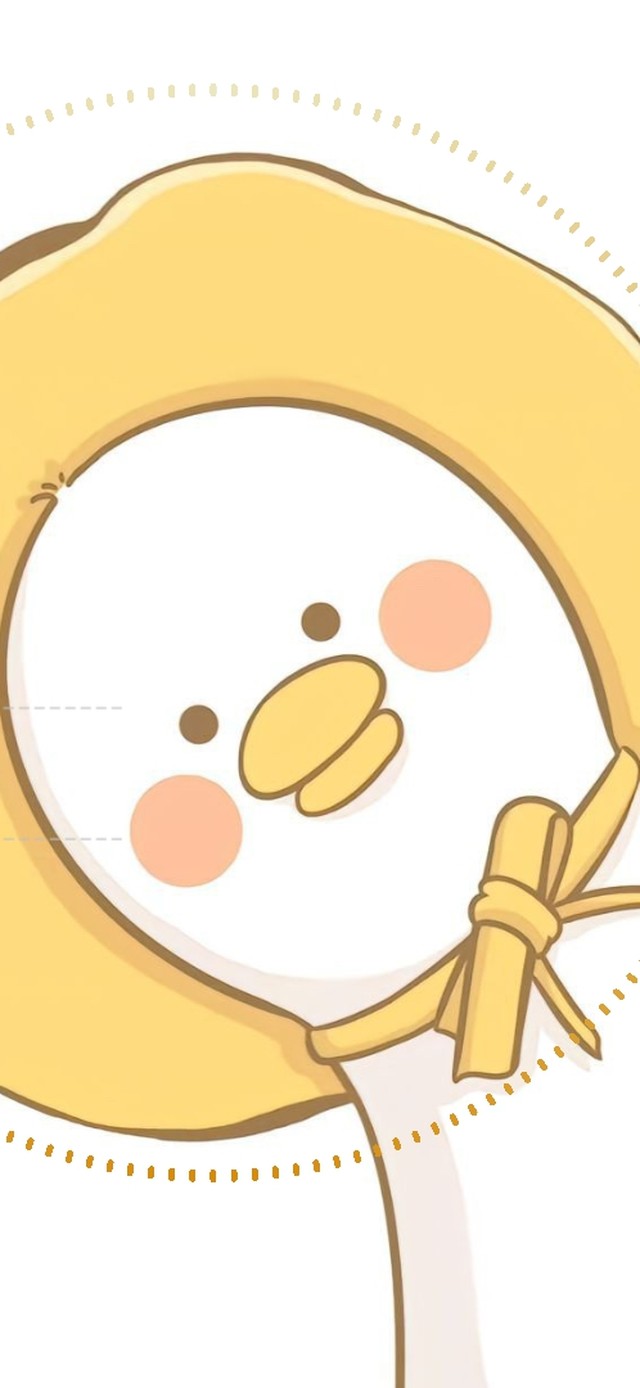 可爱鸭鸭简约壁纸