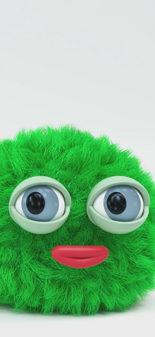 简约毛毛球（带真实时间）