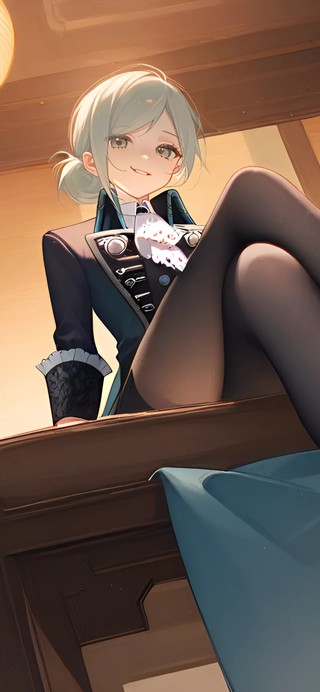 维尔汀-黑丝少女