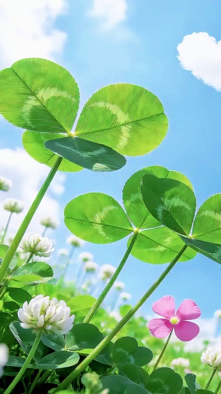 5月你好-治愈四叶的各自发光