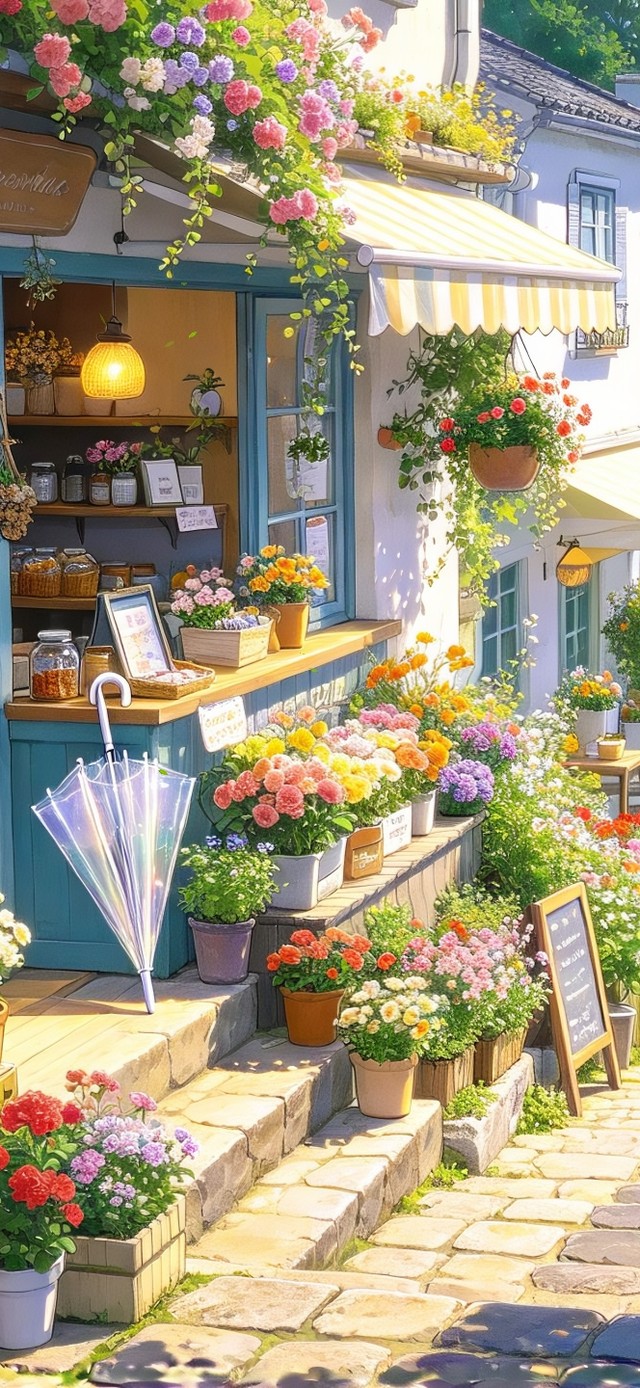 海边小路上的小店