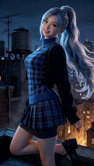 千禧甜酷少女