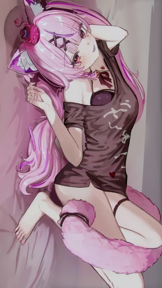 粉毛猫娘