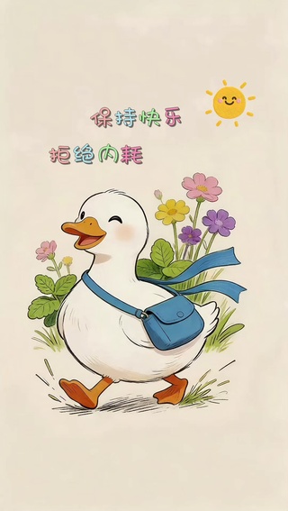 4K高清壁纸 快乐的鸭总