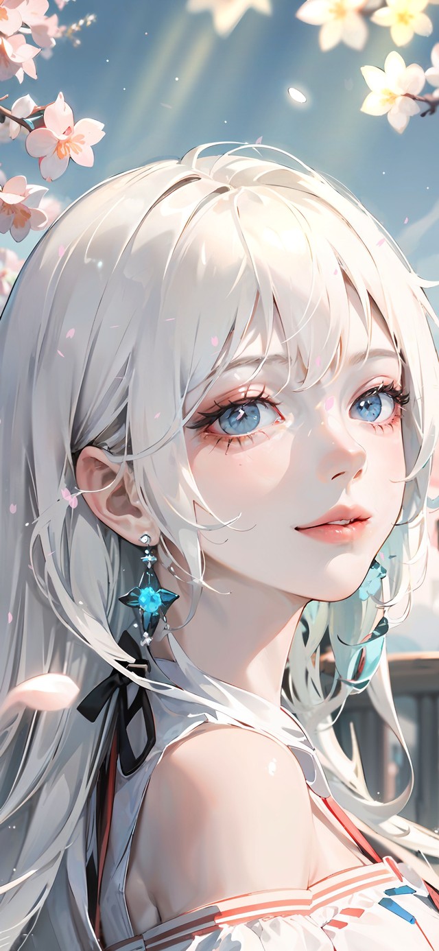 唯美清纯樱花少女