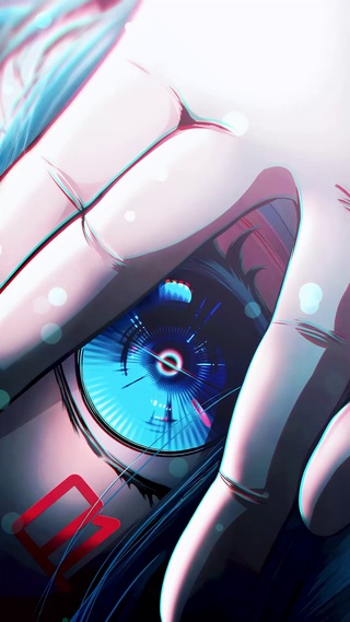 初音未来的眼眸