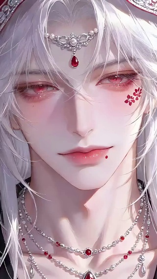红衣古风美男