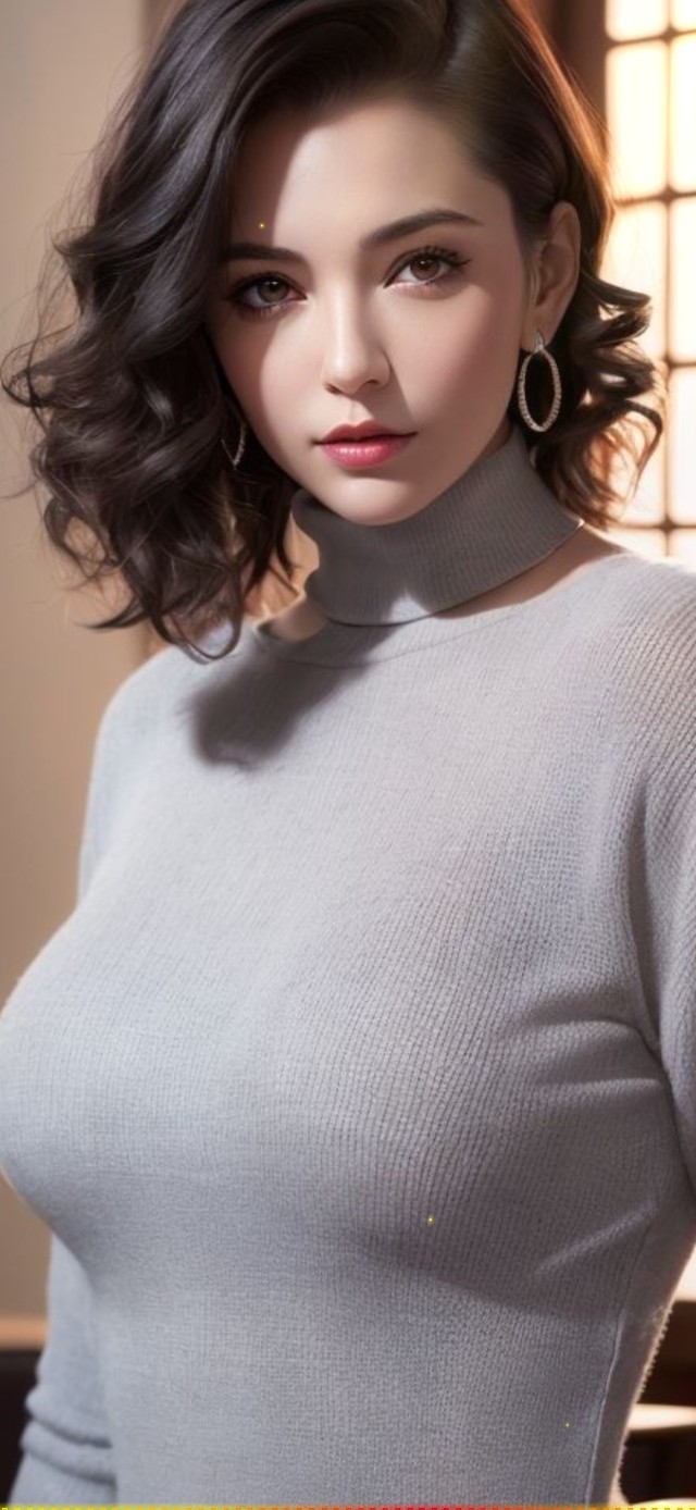 4K性感Ai短发御姐美女