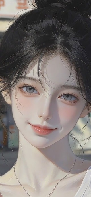 甜甜的女孩儿