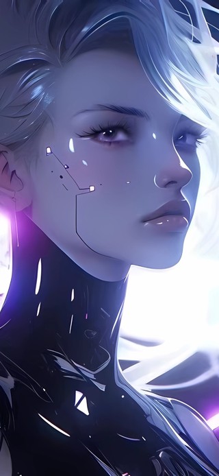 赛博美女