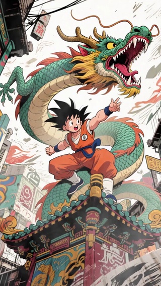 七龙珠神龙和少年悟空